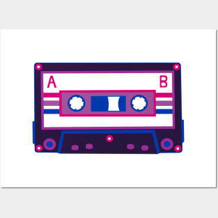 Bisexual Flag Cassette Posters and Art